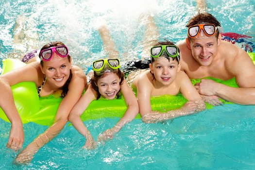 Wasserpark + Ferienhaus